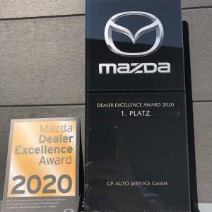 1. Platz - Mazda Dealer Excellence Award 2020