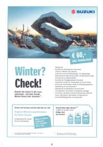 SUZUKI WINTER-CHECK